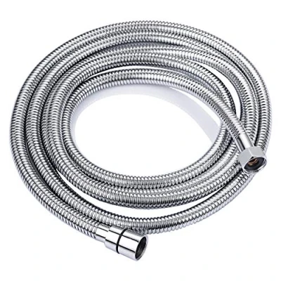 Afbeelding van ONECE RVS Doucheslang 3m, Anti Twist Handdoucheslang flexibele Douchekopslang, Universele Vervangingsslang voor Handdouche &amp; Douchesysteem, Zilver