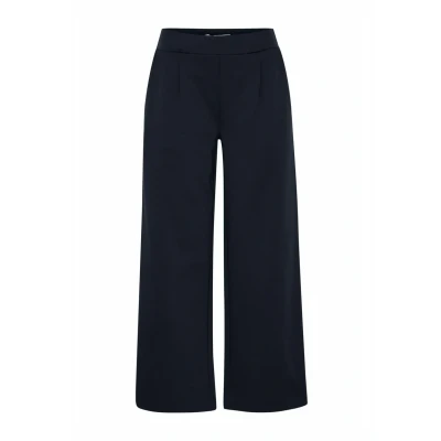 Afbeelding van b.young Byrizetta WIDE Cropped Broek, Dames, Maat: Medium, Copenhagen night