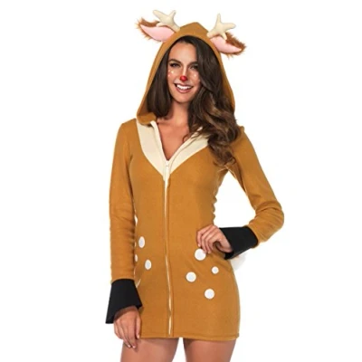 Afbeelding van Leg Avenue 85587 Cozy fawn, Damen Karneval Kostüm Fasching, S, braun/khaki
