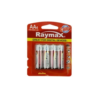 Afbeelding van Raymax AA Batterijen LR06 Alkaline 4 stuks