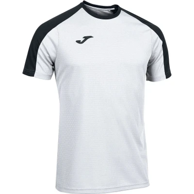 Afbeelding van Joma Eco Championship Shirt Korte Mouw Heren Wit / Zwart Maat: L