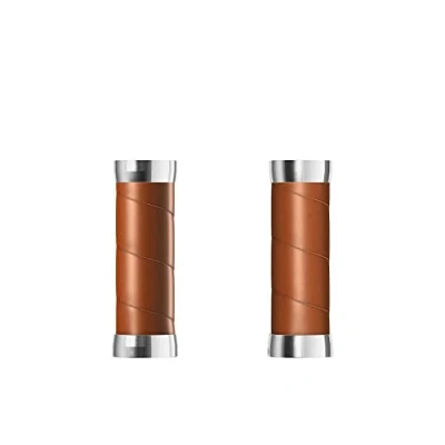 Afbeelding van Brooks Handvatten Slender Leather grips 100mm honey