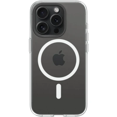 Afbeelding van Apple iPhone 15 Pro MagSafe Hoesje Kunststof RhinoShield Hardcase/Backcover Transparant Telefoonhoesje Shockproof/Valbescherming