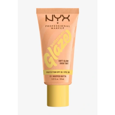 Afbeelding van NYX Professional Makeup Buttermelt Glaze Foundation LSF 30 Foundation, Maat: ml, Whipped butta