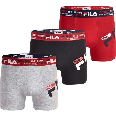 Afbeelding van FILA boxershort heren 3 stuks model 6 maat XL onderbroeken Cadeau