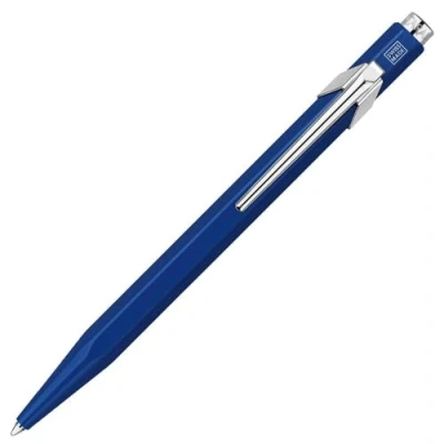 Afbeelding van Caran d&#039;Ache 849 Metal Range balpen metaal saffierblauw, inchiostro blu