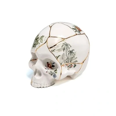 Afbeelding van SELETTI KINTSUGI SKULL 09944 porseleinen schedel