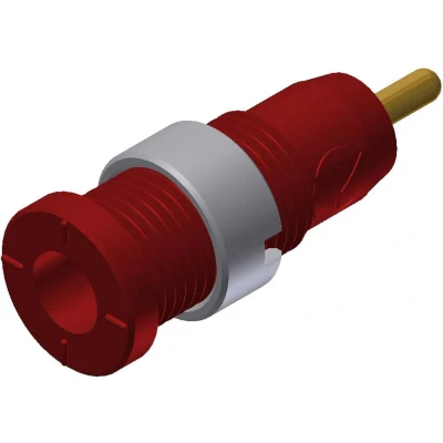 Afbeelding van SKS Hirschmann MSEB 2630 S 1,9 Au Veiligheids labconnector, female Bus, inbouw verticaal Stift Ø: 2 mm Rood 1 stuk(s)