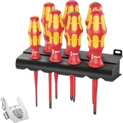 Afbeelding van Wera Kraftform VDE/7 Heavy Metal 2 Schroevendraaierset VDE 8 delig Kruiskop Pozidriv, Phillips, Plat, Torx