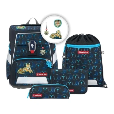 Afbeelding van Step by Space Shine Schooltas set 5 delig