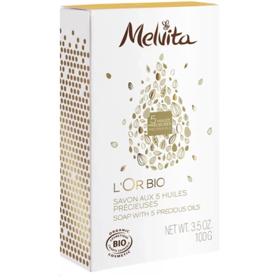 Afbeelding van Melvita L&#039;Or Bio Zeep met 5 Kostbare Oliën 100 g