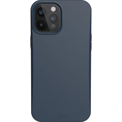 Afbeelding van Apple iPhone 12 Pro Max Hoesje Gerecycled Siliconen en TPU (zacht) UAG Softcase/Backcover Blauw Telefoonhoesje Shockproof/Valbescherming