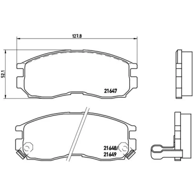 Afbeelding van Brembo Remblokset P 54 014
