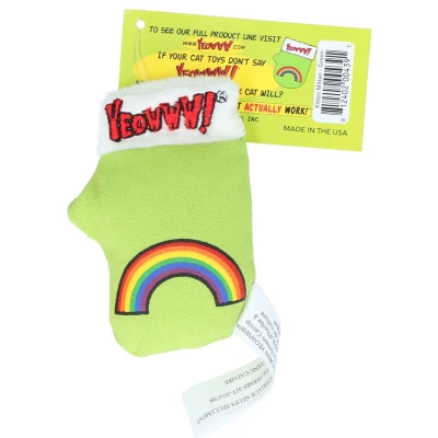 Afbeelding van Yeowww! Catnip Kitten Mitten Groen
