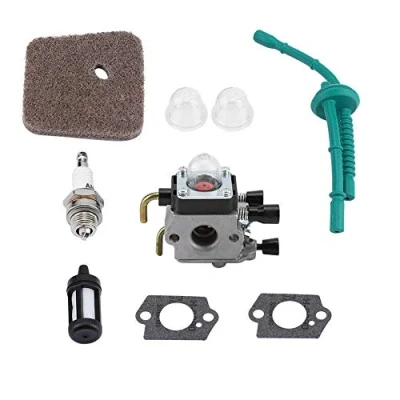 Afbeelding van Fdit Carburateur vervanging voor FS55 FS55R FS5RC FS38 KM55 HL45 KM55R luchtfilter brandstofdriver kit kaarsenset herbruikbare verpakking socialme eu