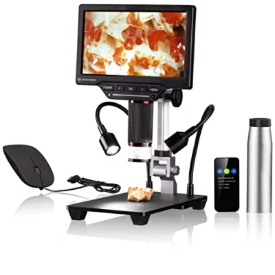Afbeelding van Bresser Digitale Microscoop Met LCD scherm Zoom 2 tot 44x HDMI , USB(UVC) of WIFI output