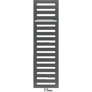 Afbeelding van Zehnder metropolian handdoekradiator afgifte 653w buis ovaal verticaal aansluitingen 4 hxlxd 1225x600x39mm wit ral9016 mep 120 060