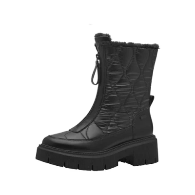 Afbeelding van Marco Tozzi Dames Bootie Zip+Slip 2 26449 43 Modelaarzen, Black Comb, 41 EU, Com., EU