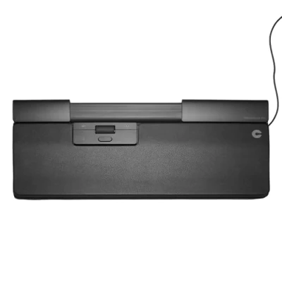 Afbeelding van Contour SliderMousePro Bedrade Muis Normale Polssteun Ergonomische Computermuis Gecentreerde Voor Pijnverlichting 6 Programmeerbare Knoppen 2800 DPI Windows &amp; MacOS Vegan Leer