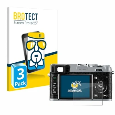 Afbeelding van BROTECT Screenprotector voor Fujifilm FinePix X100 Folie Beschermfolie Beschermglas transparant (3 Stuks)