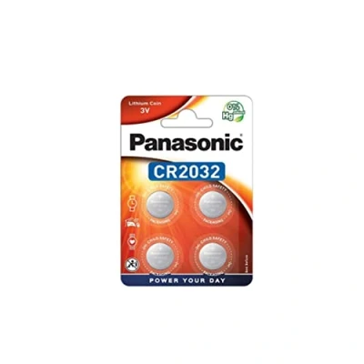 Afbeelding van Panasonic CR2032 Lithium knoopcel, 3 V, 225 mAh, 4 stuks