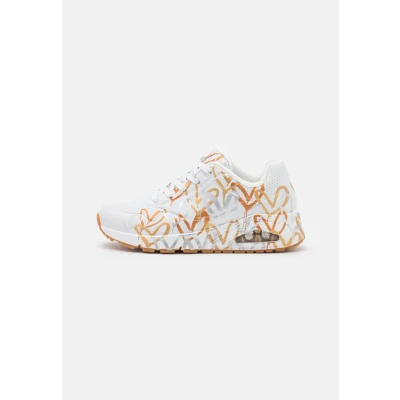 Afbeelding van Skechers Uno metallic Love dames Sneaker,Wit,35.5 EU