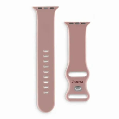 Afbeelding van Hama Fantastic Feel Horlogeband 42 mm, 44 45 49 mm Huidkleur Watch Series 9, 8, SE, 7, 6, 5,