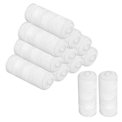 Afbeelding van Mullverband 12 stuks elastische verbanden bandage 5 cm x 2 m fixeerverbanden gaas verband fixatiemateriaal voor wondverbanden wondverzorging