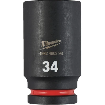 Afbeelding van Milwaukee Accessoires SHOCKWAVE Slagdop 3/4 diep 34mm 1 stuk 4932480393