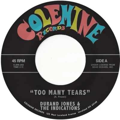 Afbeelding van Durand Jones &amp; The Indications Too Many Tears (7&quot; Vinyl Single)