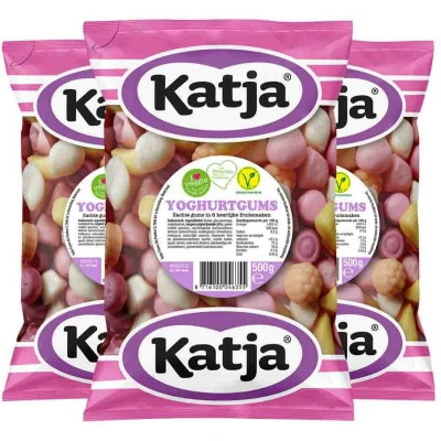 Afbeelding van 3x Katja Yoghurtgums 500 gr