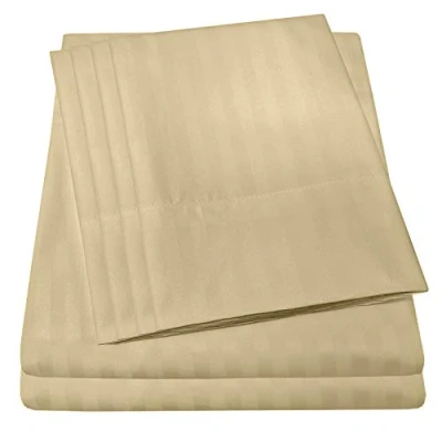 Afbeelding van Sweet Home Collection 6 delige lakens 1500 thread fijne microvezel diepe zak set extra kussenslopen, voordelig, Queen, Dobby salie