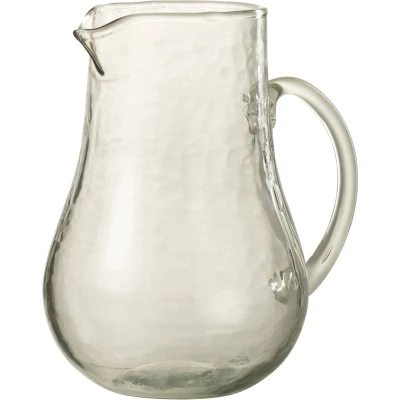 Afbeelding van J Line L karaf glas transparant