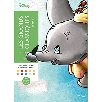 Afbeelding van Disney Coloriages Mystères Les Grands Classiques tome 7 Kleurboek voor volwassenen hachette