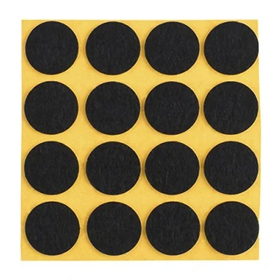 Afbeelding van peha Viltdoppen krasbescherming voor vazen en decoratieve voorwerpen zelfklevend, Soft 1,0 mm dik, zwart, rond 20 (16 stuks)