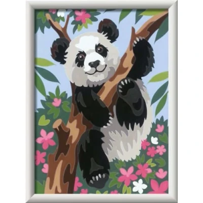 Afbeelding van Ravensburger CreArt 20161 Süßer Pandabär Malen nach Zahlen für Kinder ab 9 Jahre