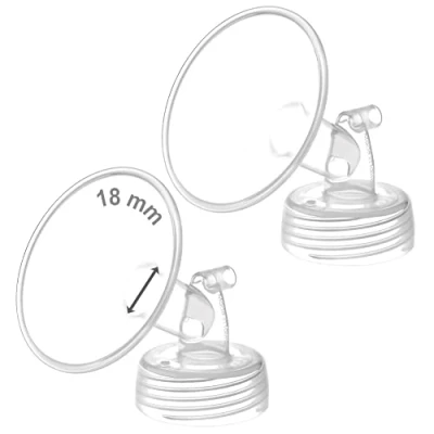 Afbeelding van Maymom, 2 x 18 mm, voor Spectra S1/S2 pomp met brede riem, geen originele shop, vervangt Shield (kleine Flens Lans) (18 mm van twee flensen). m