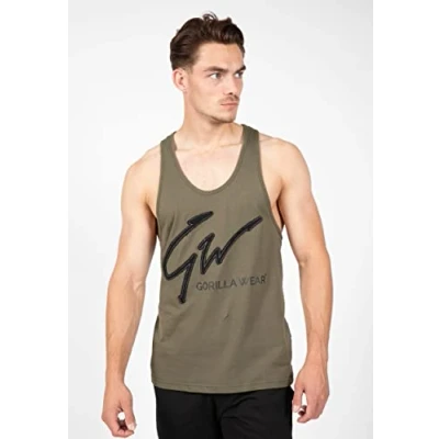 Afbeelding van Gorilla Wear Evansville Top, Heren, Maat: 4XL, Dark green