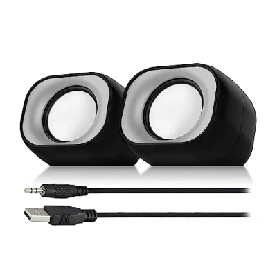 Afbeelding van Eminent EM3513 Stereo Speakerset 2.0 voor pc en laptop Voeding via USB
