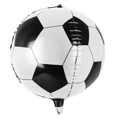 Afbeelding van Partydeco Folieballon rond Voetbal 40 cm