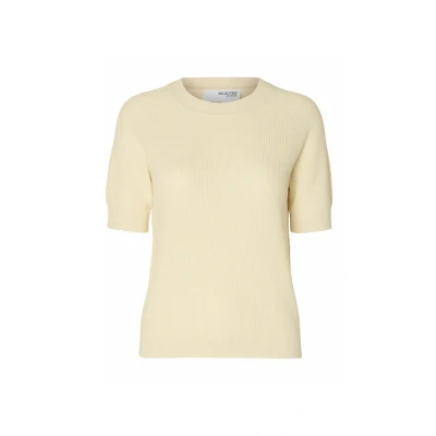 Afbeelding van Selected Femme KURZÄRMELIGES Tshirt basic, Dames, Maat: Medium, Birch