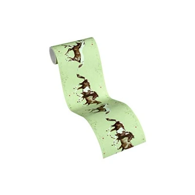 Afbeelding van AS Creation Little Stars 35838 1 Groen / Bruin