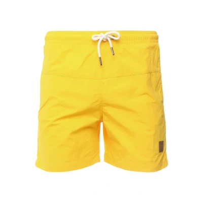 Afbeelding van Urban Classics Block Zwemshorts, Heren, Maat: XXL, Chrome yellow