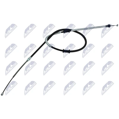Afbeelding van NTY HLR FT 019 Handremkabel Links achter, Rechts achter 1475, 1810mm Trommelrem
