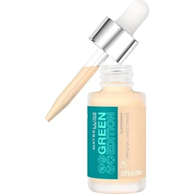 Afbeelding van Maybelline New York Superdrop Tinted DRY OIL Green Edition Foundation, Dames, Maat: 20 ml, 25