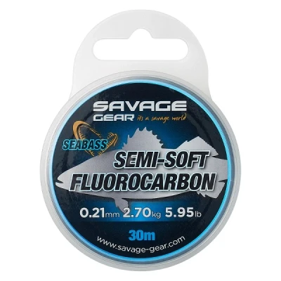 Afbeelding van Savage Gear Semi Soft Fluorocarbon Seabass 0.25mm (30m)