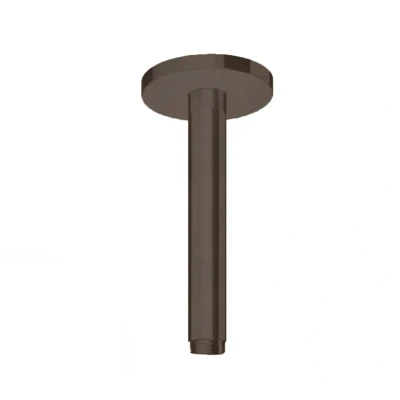 Afbeelding van HotBath Cobber plafondbuis rond 15cm verouderd messing