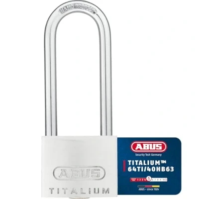 Afbeelding van ABUS 64TI/40HB63 40 x 63mm Titalium hangslot met lange beugel Keyed KA6411, ABUKA54582