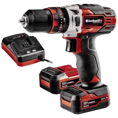 Afbeelding van Einhell TE CD 12/1 Li i (2x2,0Ah) Accu klopboor/schroefmachine 2 snelheden Incl. accus