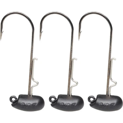 Afbeelding van Savage Gear Ned Jighead Matt Black (3 pcs) Maat : Haak 1 12g